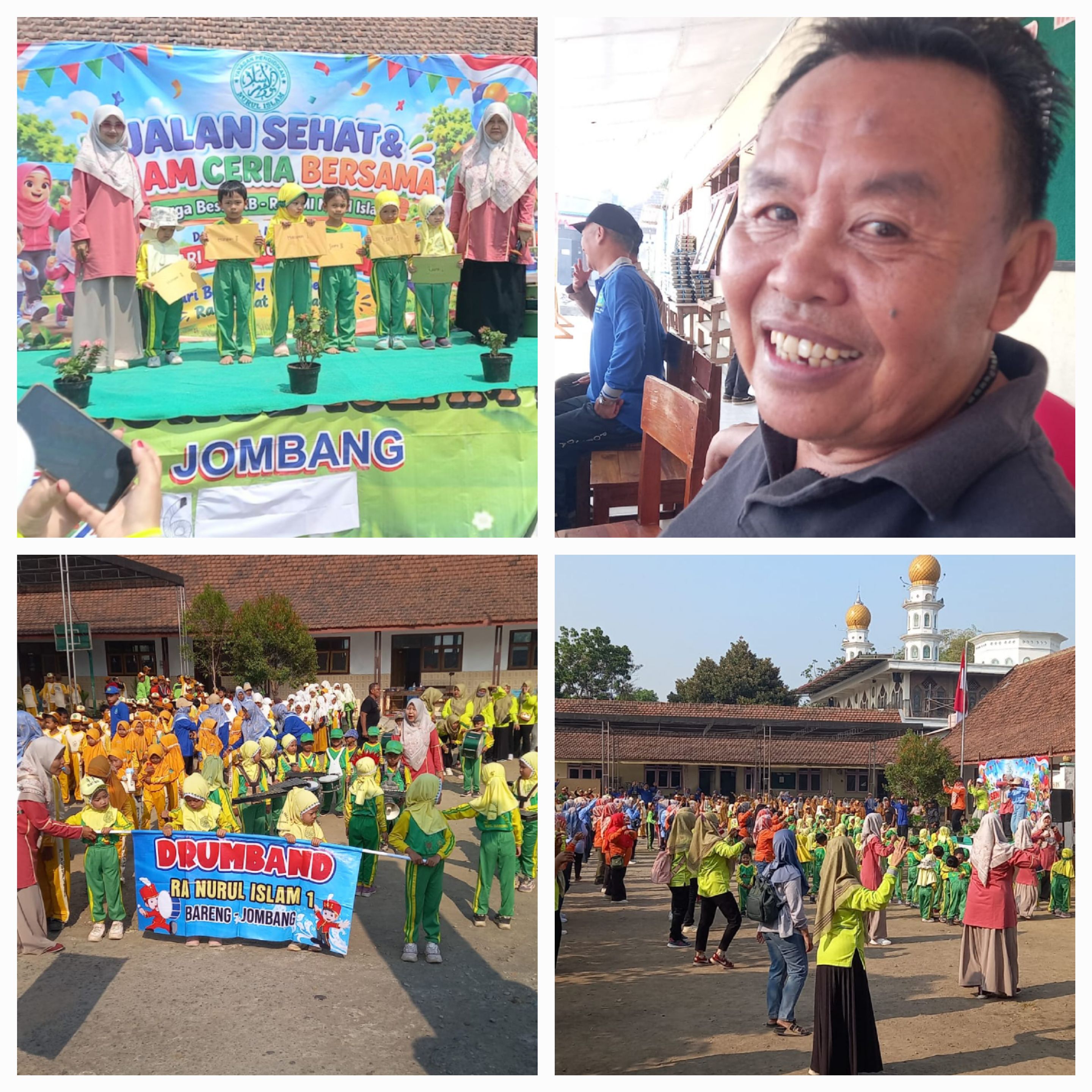 Semarak HOARNAS 2026, MI/RA/KB Nurul Islam Bareng Gelar Jalan Sehat, Senam Ceria dan DrumBand Cilik